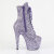 Pleaser ADORE-1020GWR Plateau Stiefeletten Glitter Lila EU-39 / US-9