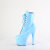 Pleaser ADORE-1020 Plateau Stiefeletten Lack Blau EU-40 / US-10