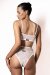 Polerina Shorts Nixa Silber Pailletten