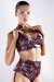 Polerina Top Bikini Weinrot/Silber Velvet XL