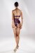 Polerina Shorts Bikini Weinrot/Silber Velvet XS