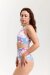 Pole Addict Shorts High Waist Pink Peonies