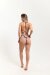 Pole Addict Bodysuit Conca Black White Snake XL