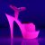 Pleaser Sandalette KISS-209UV Neon-Pink EU-35 / US-5