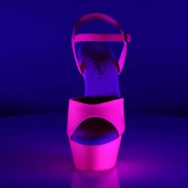 Pleaser Sandalette KISS-209UV Neon-Pink EU-37 / US-7