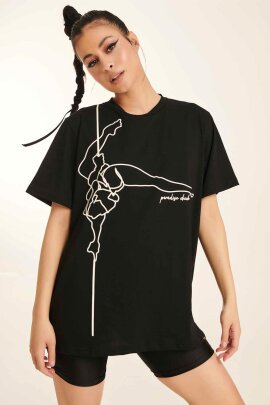 Paradise Chick Supreme Pole Dancer T-Shirt Schwarz M/L B-Ware