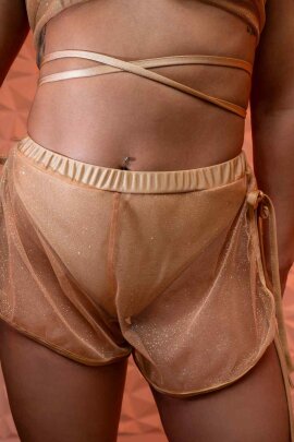 RAD Shorts Dazzle Gold XS
