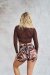 Lunalae Shorts High Waist Gianna Mesh Zebra S