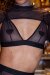Les Polettes Bralette Naora Schwarz XL