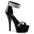 Pleaser Sandalette KISS-269RS Schwarz EU-42 / US-12