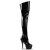 Pleaser Overknee Stiefel KISS-3010 Schwarz EU-37 / US-7