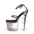 Pleaser Sandalette LOVESICK-712T Transparent Schwarz EU-41 / US-11