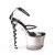 Pleaser Sandalette LOVESICK-712T Transparent Schwarz EU-41 / US-11