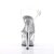 Pleaser Sandalette MOON-708 Transparent Silber EU-35 / US-5