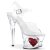 Pleaser Sandalette MOON-708HRS Transparent EU-35 / US-5
