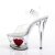 Pleaser Sandalette MOON-708HRS Transparent EU-35 / US-5