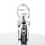 Pleaser Sandalette REVOLVER-709G Silber Multi Glitter Chrom EU-37 / US-7