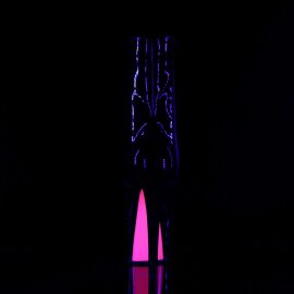 Pleaser Stiefelette SKY-1020TT Schwarz Neon-Pink EU-35 / US-5