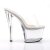 Pleaser Pantolette SKY-301 Transparent Silber EU-35 / US-5