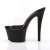 Pleaser Pantolette SKY-302 Transparent Schwarz EU-35 / US-5
