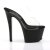 Pleaser Pantolette SKY-302 Transparent Schwarz EU-35 / US-5