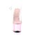Pleaser Sandalette SKY-308 Transparent Pink Chrom EU-39 / US-9