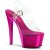 Pleaser Sandalette SKY-308 Transparent Pink Chrom EU-35 / US-5