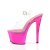 Pleaser Sandalette SKY-308 Transparent Pink Chrom EU-35 / US-5
