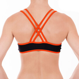 Dragonfly Top Xenia M Schwarz / Orange
