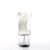 Pleaser Sandalette SKY-308 Transparent Silber EU-35 / US-5