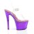 Pleaser Sandalette SKY-308 Transparent Lila Chrom EU-36 / US-6