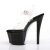 Pleaser Sandalette SKY-308CRS Transparent Schwarz EU-35 / US-5