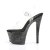 Pleaser Sandalette SKY-308MG Transparent Schwarz EU-35 / US-5