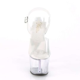 Pleaser Sandalette SKY-308N-RBH Transparent Hologram...