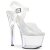 Pleaser Sandalette SKY-308N-RBH Transparent Hologram EU-39 / US-9