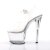 Pleaser Sandalette SKY-308VL Transparent Silber EU-35 / US-5
