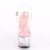 Pleaser Sandalette SKY-308WHG Transparent Rosa Multi Glitter EU-35 / US-5