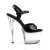 Pleaser Sandalette SKY-309 Schwarz Transparent EU-35 / US-5