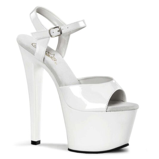 Pleaser Sandalette SKY-309 Weiß EU-35 / US-5