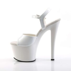Pleaser Sandalette SKY-309 Weiß EU-35 / US-5