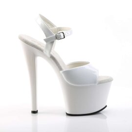 Pleaser Sandalette SKY-309 Weiß EU-37 / US-7