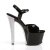 Pleaser Sandalette SKY-309CHRS Schwarz Silber Strass EU-35 / US-5