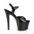Pleaser Sandalette SKY-309CRS Schwarz Silber Strass EU-37 / US-7