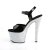 Pleaser Sandalette SKY-309LG Schwarz Silber Multi Glitter EU-35 / US-5