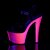 Pleaser Sandalette SKY-309UVLG Schwarz Neon-Pink EU-35 / US-5