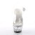 Pleaser Sandalette STARDUST-608 Transparent Silber EU-35 / US-5