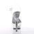 Pleaser Sandalette STARDUST-608 Transparent Silber EU-35 / US-5