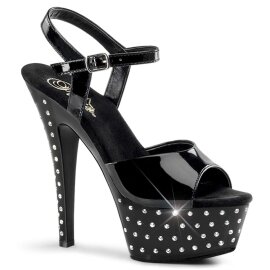 Pleaser Sandalette STARDUST-609 Schwarz EU-37 / US-7