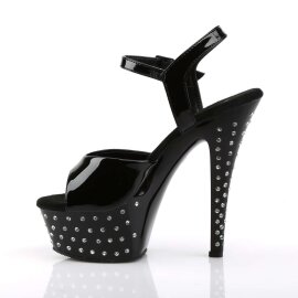 Pleaser Sandalette STARDUST-609 Schwarz EU-39 / US-9