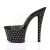 Pleaser Pantolette STARDUST-701 Transparent Schwarz EU-35 / US-5